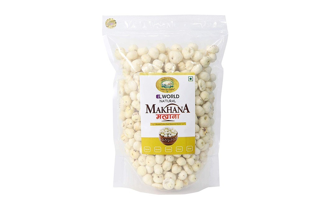 Elworld Organic Makhana    Shrink Pack  150 grams